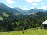 Ausblick von der Alpe Hinter der Enge